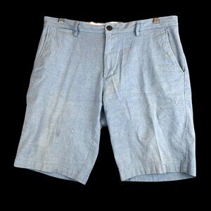 Goodthreads Mens 34 Light Blue Chino Resort Preppy Shorts Lightweight Casual